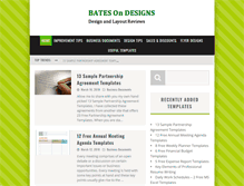 Tablet Screenshot of batesondesigns.com
